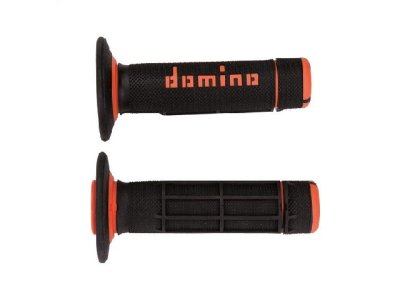 画像1: Domino　グリップオフロードクロス　Black/Orange