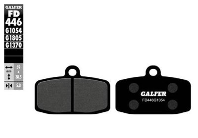 画像1: Galfer　セミメタルパッド　FD446G1054