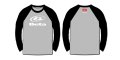 Beta　ラグランTシャツ　Grey/Black